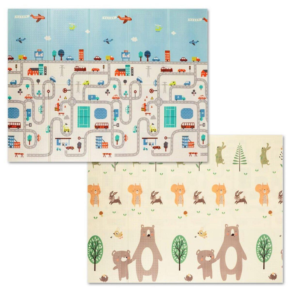 Детский складной развивающий коврик 