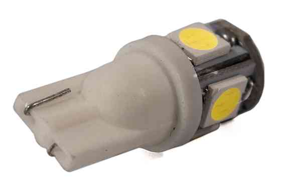 Світлодіодна лампа AllLight T10 5 діодів 5050 W2,1x9,5d 12V WHITE Харків