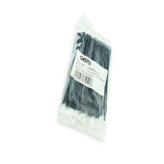 Хомут 160 x 4,8 черный norma пластиковый Мукачево