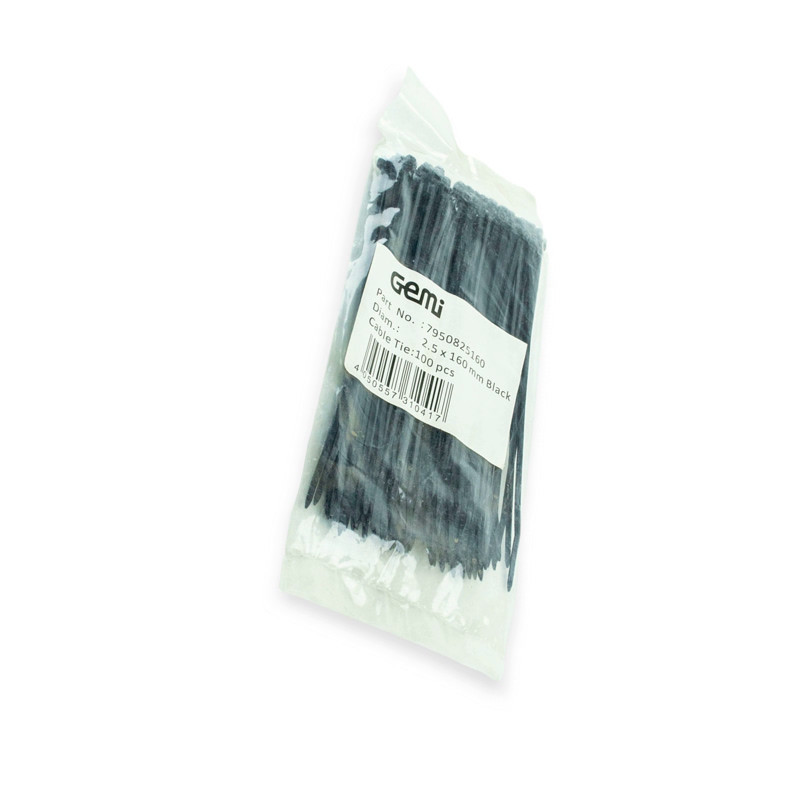 Хомут 160 x 4,8 черный norma пластиковый Мукачево - изображение 1