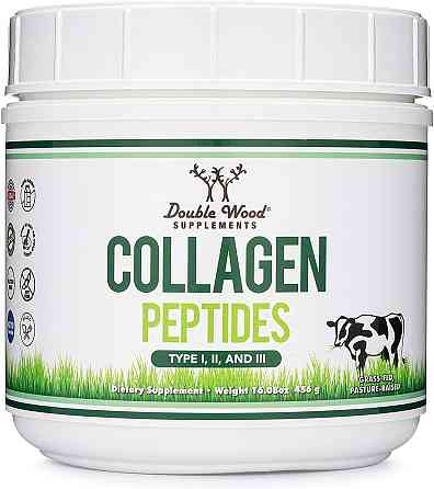 Коллаген Double Wood Collagen Peptides (Type I, II and III), 456 g Луцк