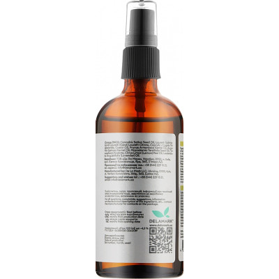 Гідрофільна олія DeLaMark для зняття макіяжу конопляна 100 мл (4820152332646) Вінниця - фото 2