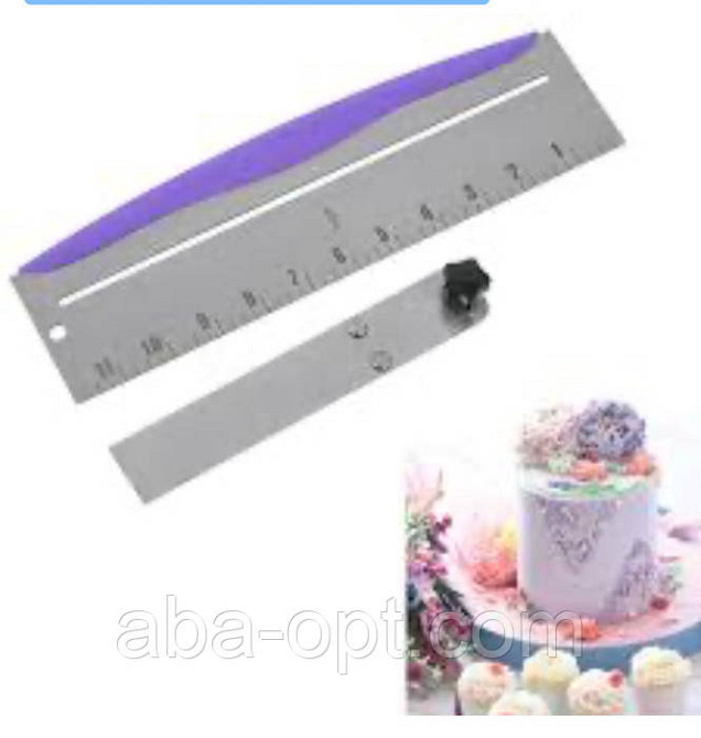 Шпатель кондитерський для вирівнювання торта регульований L 30 см Нео ( шт ) Одеса - фото 1