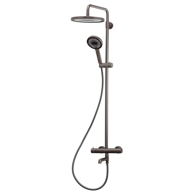 Душова колонка Koer KB-57029-07 з термостатичним змішувачем, 3 режими, графітовий колір (KR5498) Харків - фото 1