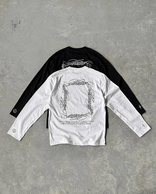 Стильний жіночий лонгслів із якісним накатом двонитка. Чорний Одеса - фото 2