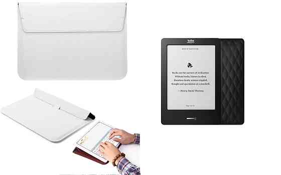 Чехол-конверт VitoCase для Kobo N905 eReader Touch Edition, с функцией подставки для книги Белый Киев