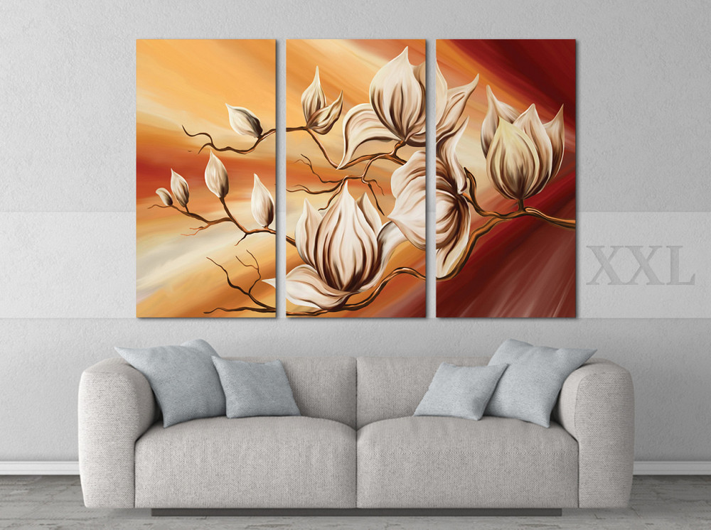 Модульна картина Абстракція Квіти Art-147_XXL Київ - фото 2