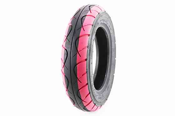 Шина 3,50-10 безкамерна, рожеві смужки, шосейний малюнок 6003 Київ