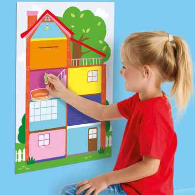 Набор для творчества Ses Creative з наліпками серії My first Затишний будинок (14476S) Винница