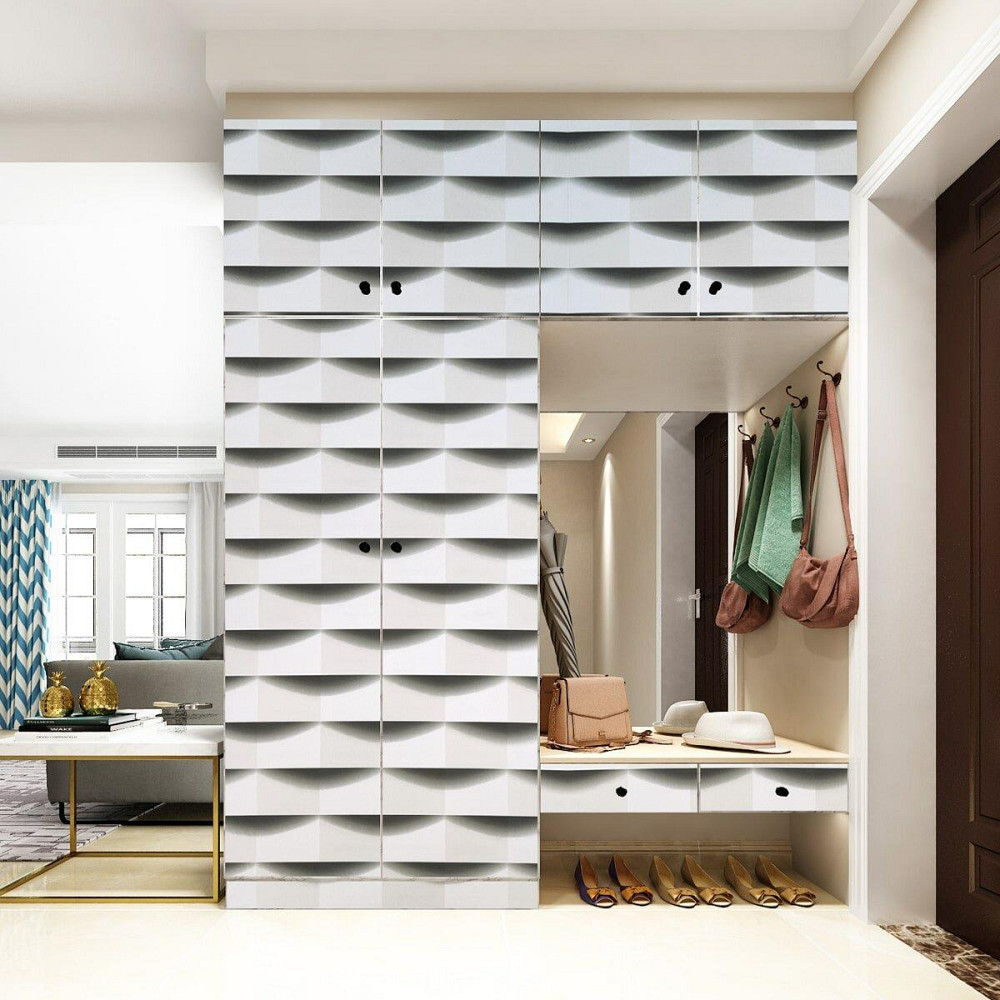 Самоклеющаяся пленка 0,45х10м х 0,07мм Текстильный SW-00001229 Днепр - изображение 5