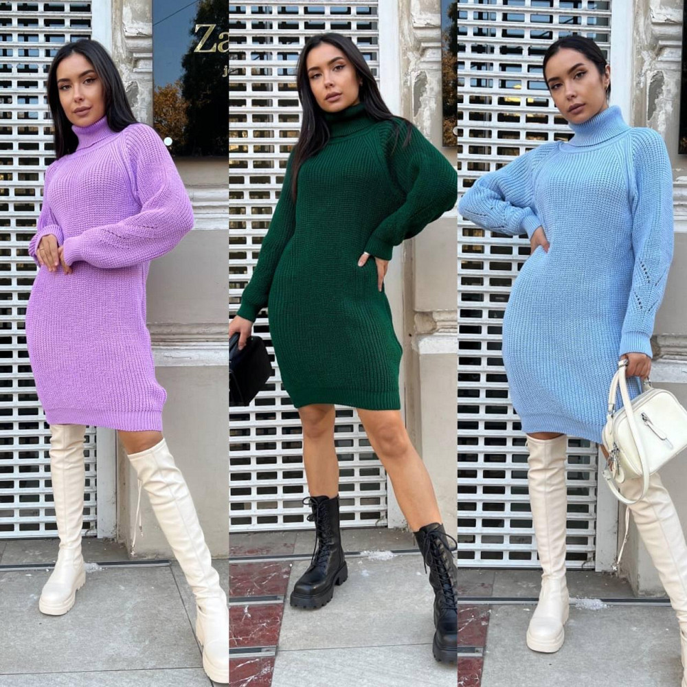 Жіноча стильна однотонна сукня-туніка з горлом.42-50р. Київ - фото 9