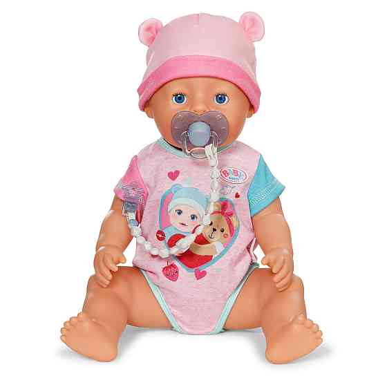 Пустушка для ляльки Baby Born на кліпсі (блакитна) Дніпро