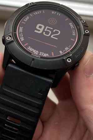 Смарт -Часы Garmin Fenix 6X Pro Solar Titanium Киев
