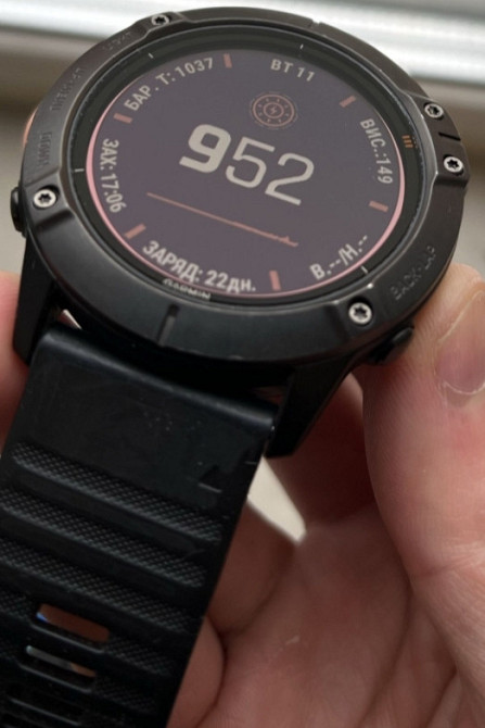 Смарт -Часы Garmin Fenix 6X Pro Solar Titanium Киев - изображение 2