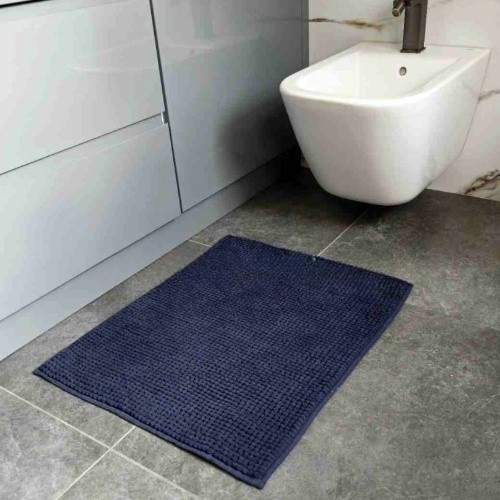 Килимок для ванних кімнат TM DARIANA Standard Plus  60*90 темно-синій Житомир - фото 2