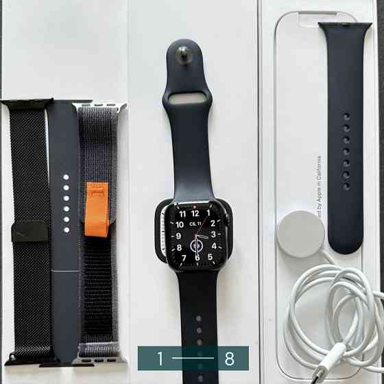 СМАРТ - Часы: Apple Watch Series 7 GPS 41mm. Midnight Aluminium Case. Киев