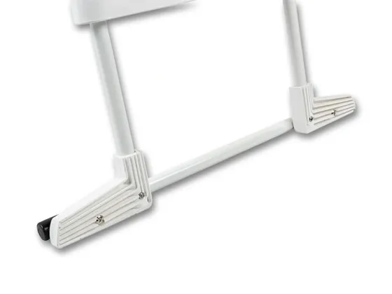 Лестница стальная DE LUXE с площадкой для каркасных бассейнов Azuro 120 см Киев