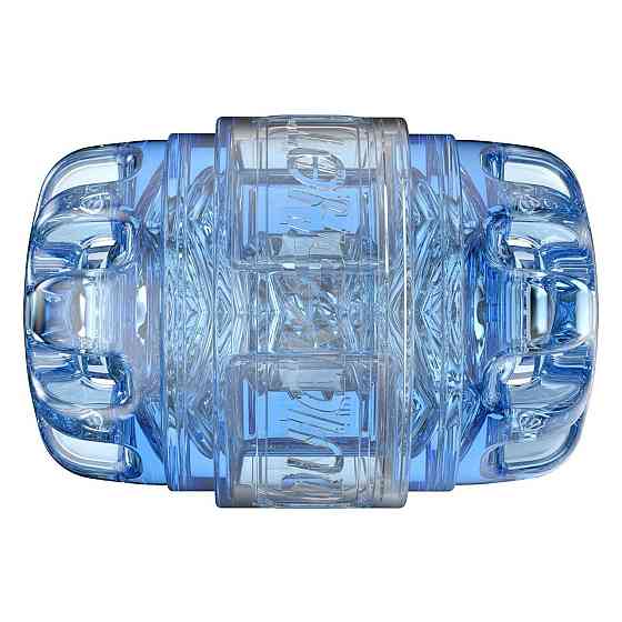 Мастурбатор Fleshlight Quickshot Turbo Blue Ice, компактный, сквозной, подойдет для пар и минета Sex Aura Киев