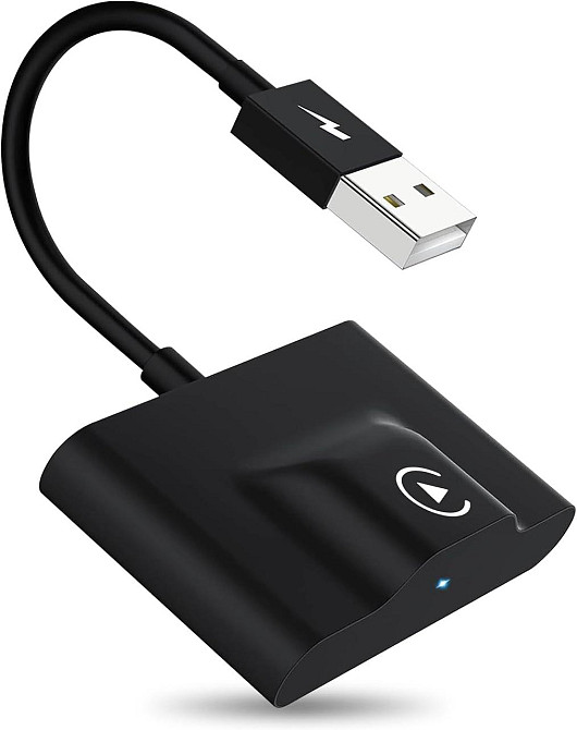 Бездротовий адаптер CarPlay URJD 2024 карплей у бездротовий, швидке підключення, сумісність з iPhone iOS 10+ Карплей Київ - фото 2