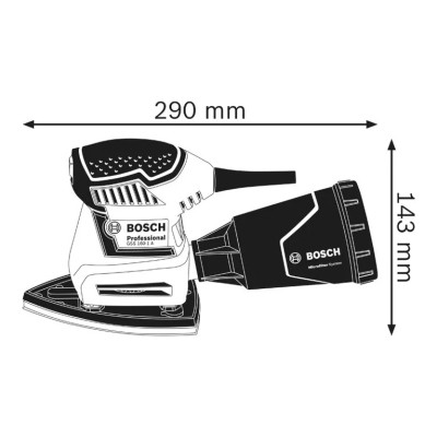 Шліфувальна машина Bosch GSS 160 Multi 180W, 24000об/хв, 1.2кг (0.601.2A2.300) Вінниця - фото 3