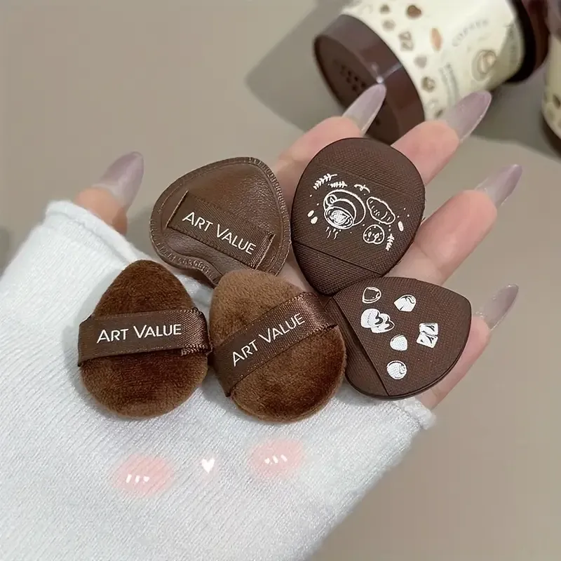 Набор мини-губок для макияжа в упаковке-кофейной чашке – 5 шт Киев - изображение 4