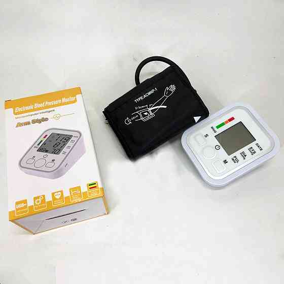 Аппарат электронный автоматический измеритель давления, Тонометр для плеча, Тонометр цифровой на плечо GJ-55 Львов