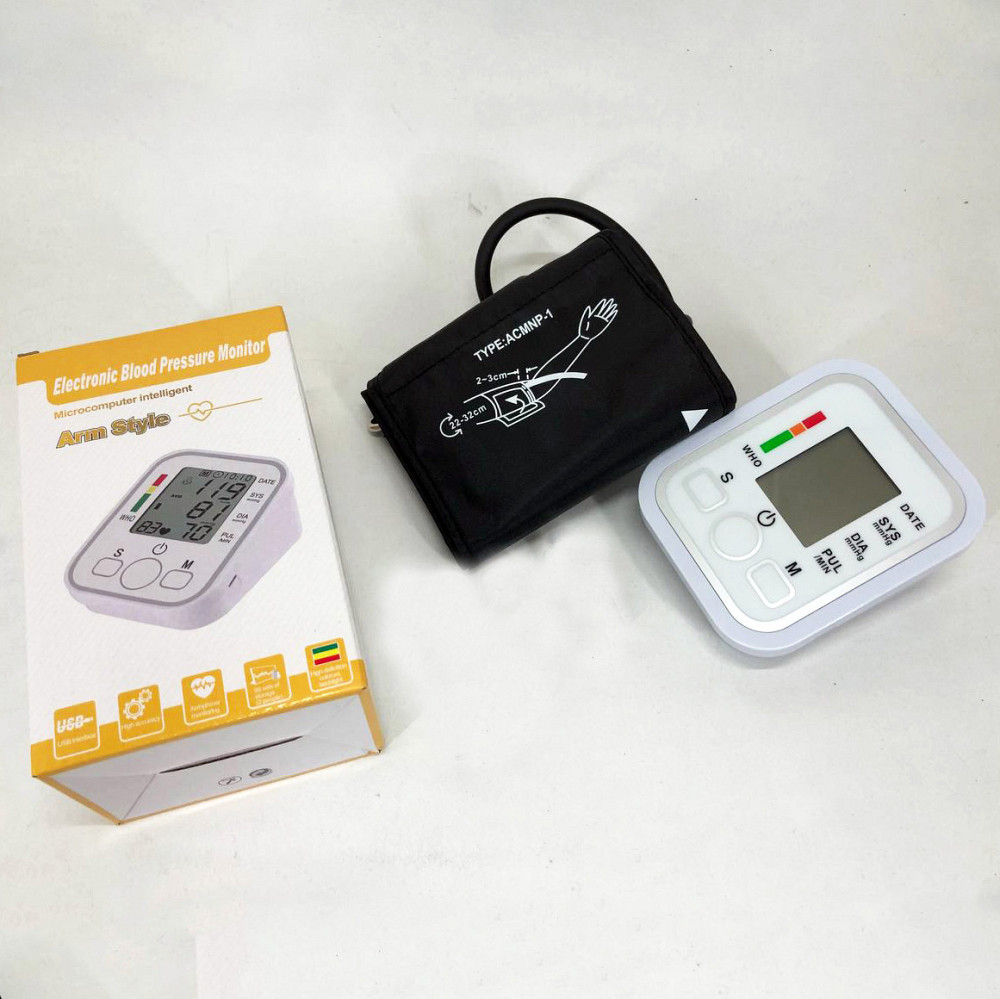 Аппарат электронный автоматический измеритель давления, Тонометр для плеча, Тонометр цифровой на плечо GJ-55 Львов - изображение 6