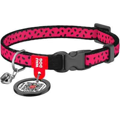 Нашийник для тварин WAUDOG Кавун з QR паспортом XS 20-30 см (5269) Вінниця