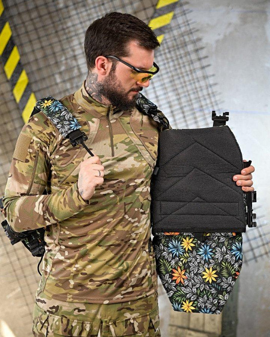 Плитоноска 4 быстрых сброса с напашником NETFLIX VTM   ПП4638 Одесса - изображение 7