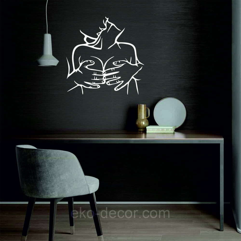 Декоративное настенное Панно «По взрослому 18+», Декор на стену 50*50 см, Белый Киев - изображение 4