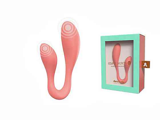 Смарт-стимулятор Adrien Lastic Couple Secrets II + APP для клитора и точки G, коралловый Sex Aura Киев