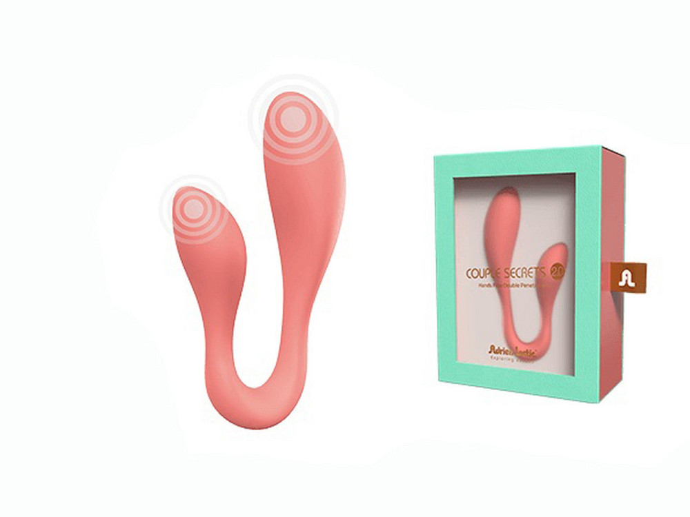 Смарт-стимулятор Adrien Lastic Couple Secrets II + APP для клитора и точки G, коралловый Sex Aura Киев - изображение 6