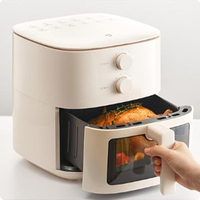 Мультипіч (аерогриль) Xiaomi Mi Home Air Fryer N1 5L (MAF11) White (Китайська вилка) Київ - фото 7