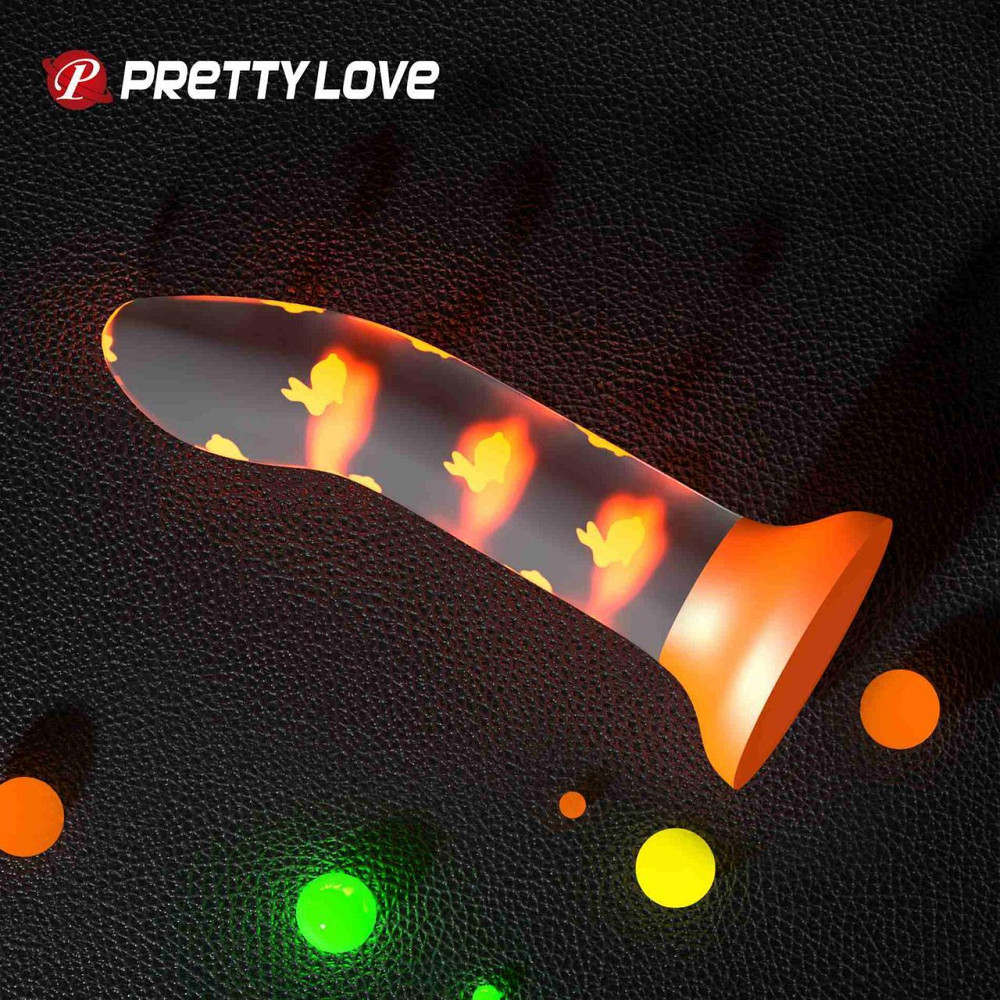 Фаллоимитатор на присоске Pretty Love Magical Nightfall, светящийся в темноте, 17 х 3.3 Sex Aura Киев - изображение 2