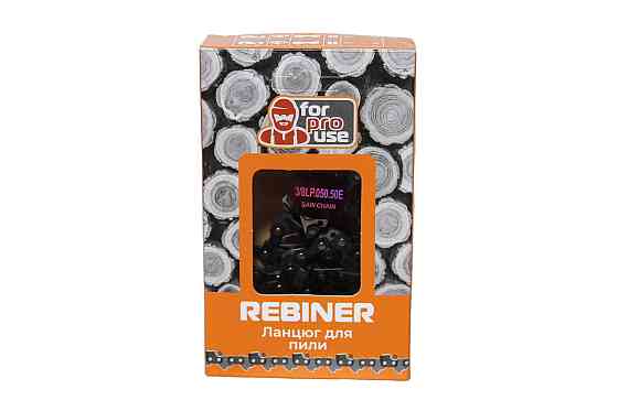 Ланцюг Rebiner (Латвія) на бензопилу – 50 ланок, крок 3/8", для твердих порід деревини, шина 35 см Львів