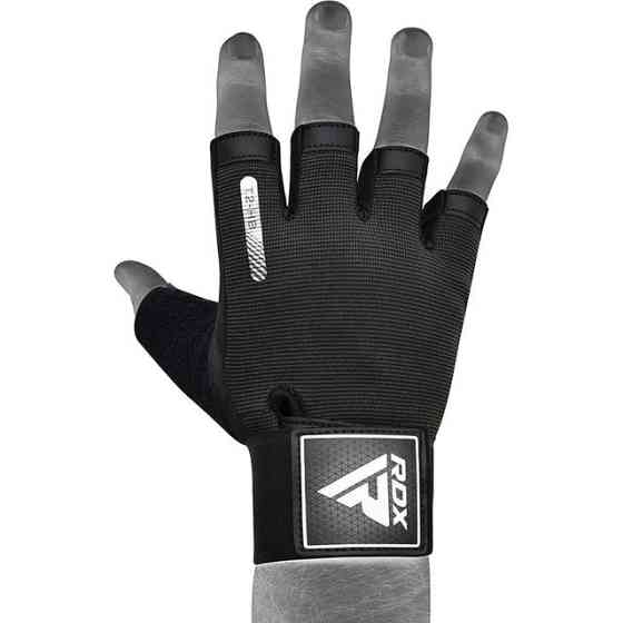 Перчатки для фітнесу RDX T2 Half Black S Кам'янське