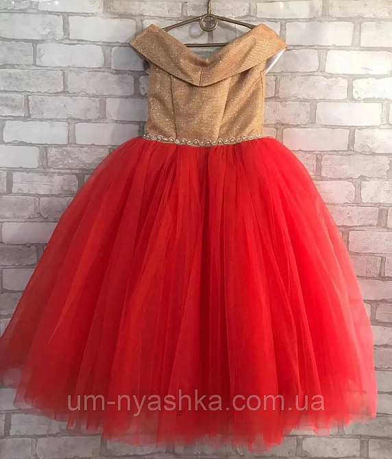 Красное платье пышное с блестками Кривой Рог - изображение 6