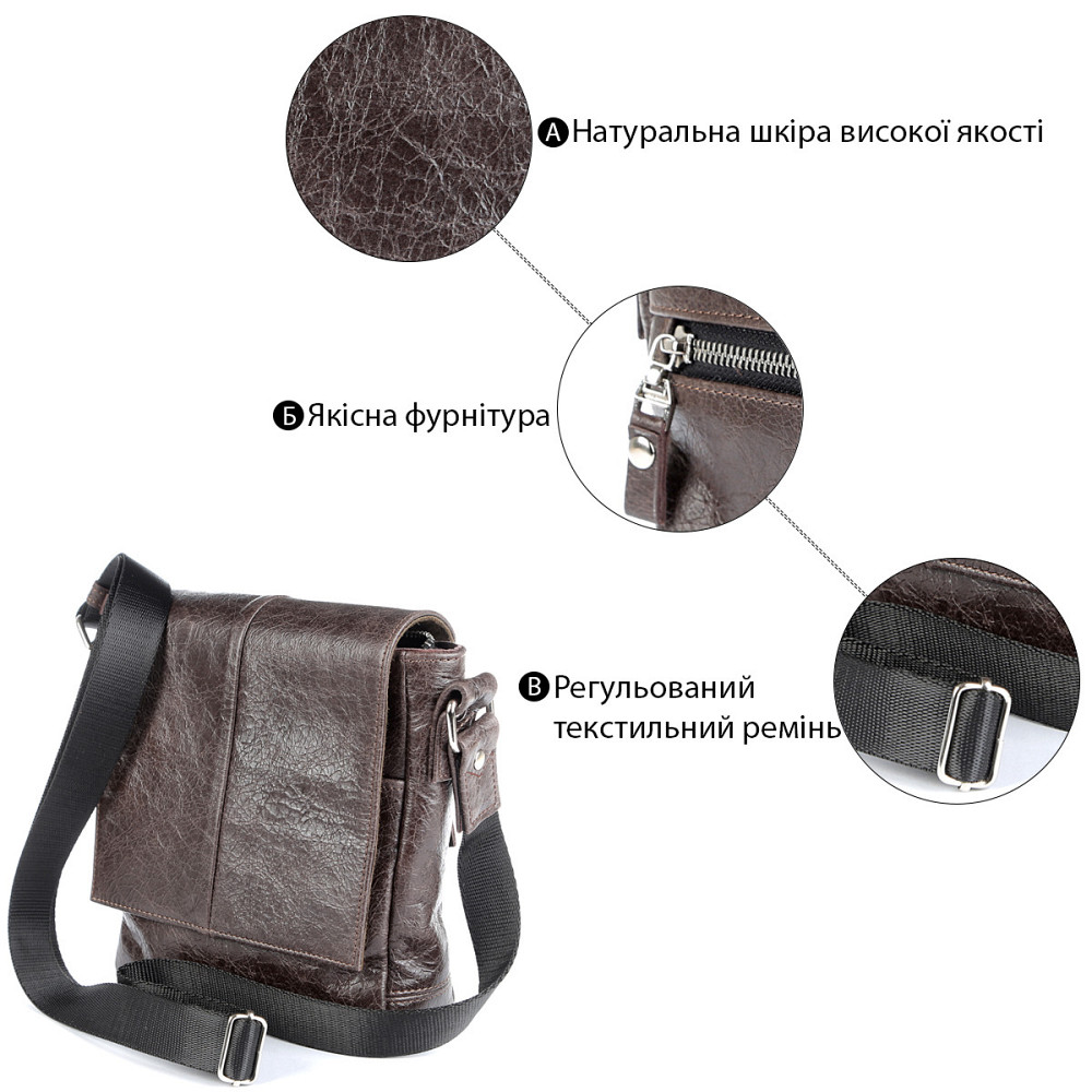 Сумка Коричневая (SHVIGEL) Киев - изображение 17