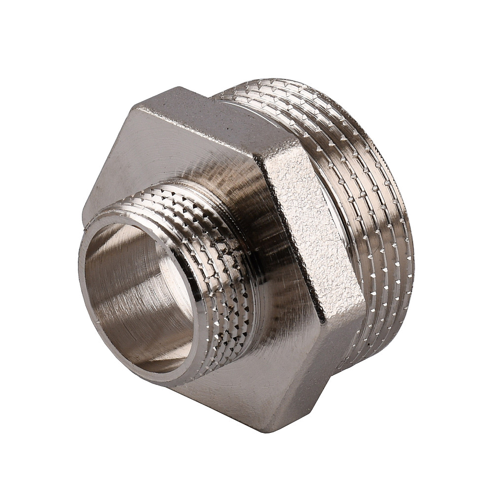 Ніпель редукційний 1 1/4″х 3/4″ЗЗ нікельований NN642S OPTIMUM Тернопіль - фото 1