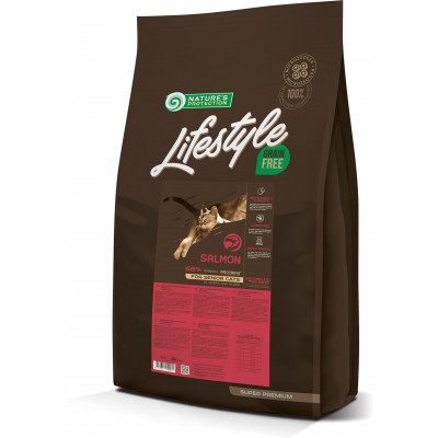 Сухий корм для кішок Nature&apos;s Protection Lifestyle Grain Free Salmon Senior Cat 7 кг (NPLS45957) Вінниця - фото 1