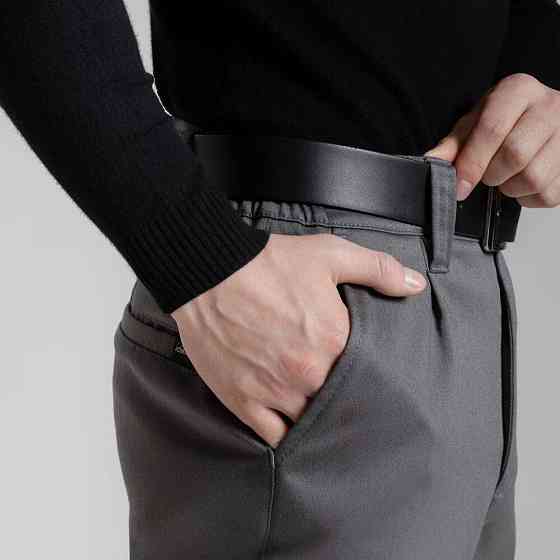 Штани Pobedov котонові чоловічі темно-сірі, Штани Pobedov Gentle темно-сірі Київ