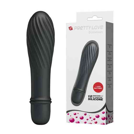Вібратор - Pretty Love Solomon Vibrator Black Sex Aura Київ