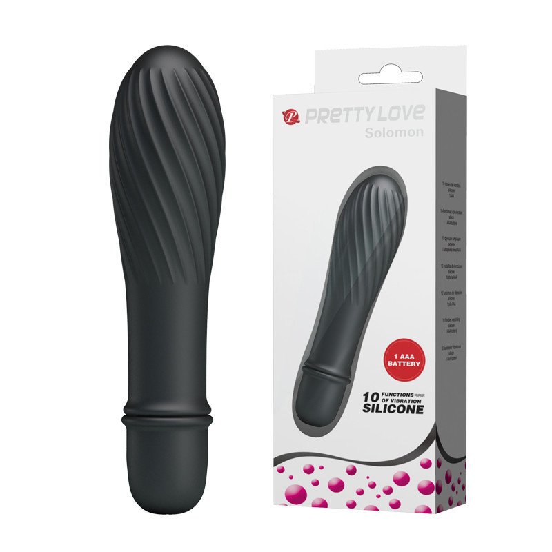 Вібратор - Pretty Love Solomon Vibrator Black Sex Aura Київ - фото 1