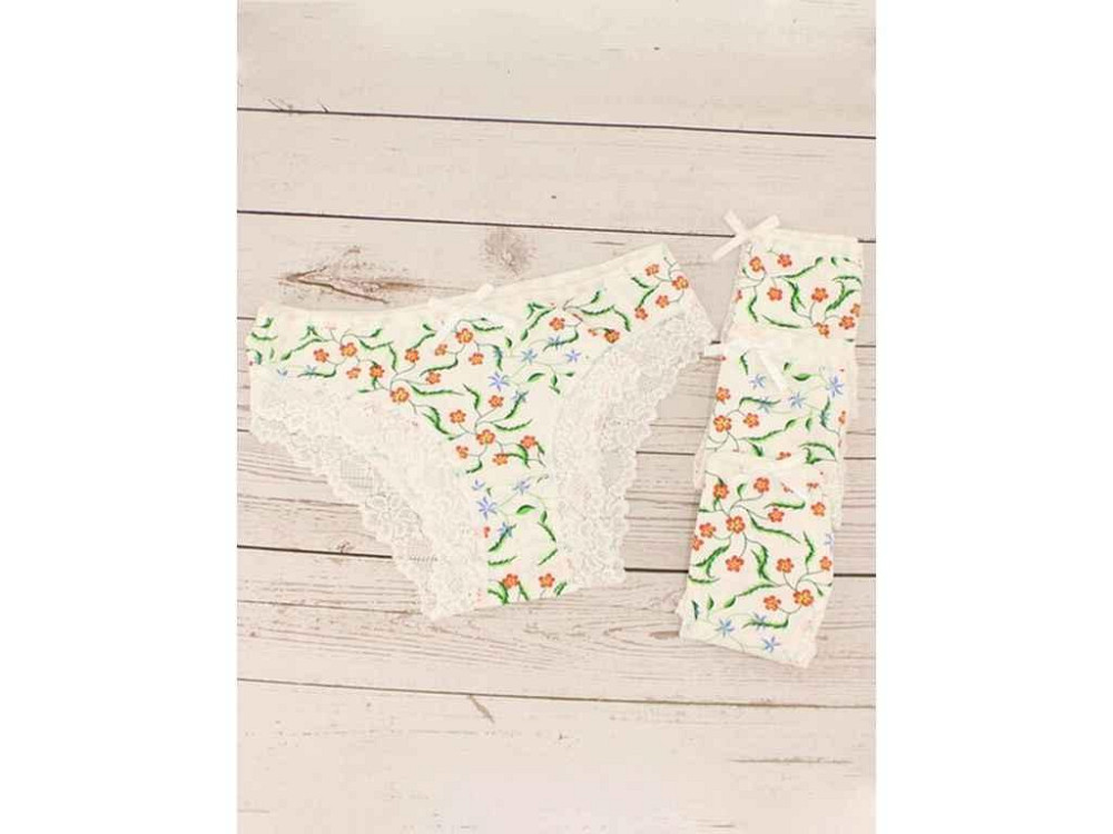 Труси жіночі класичні бавовняні 2500 мал.001 білий р.M 1шт ТМ MISS EMMA Київ - фото 1