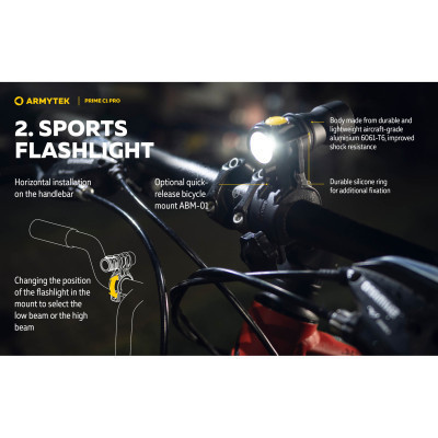 Фонарь Armytek Prime C1 Pro Marnet USB Warm (F07901W) Винница - изображение 3