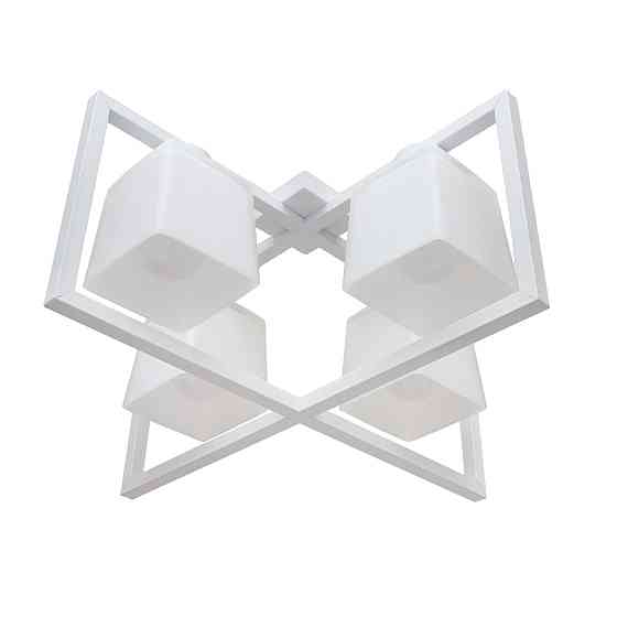 Люстра потолочная MSK Electric Boston на четыре плафона под лампу Е27 NL 400230-4 WH Одесса