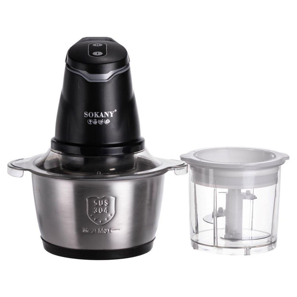 Електричний чоппер 2 в 1 з чашею 1.5 л Sokany Київ - фото 8