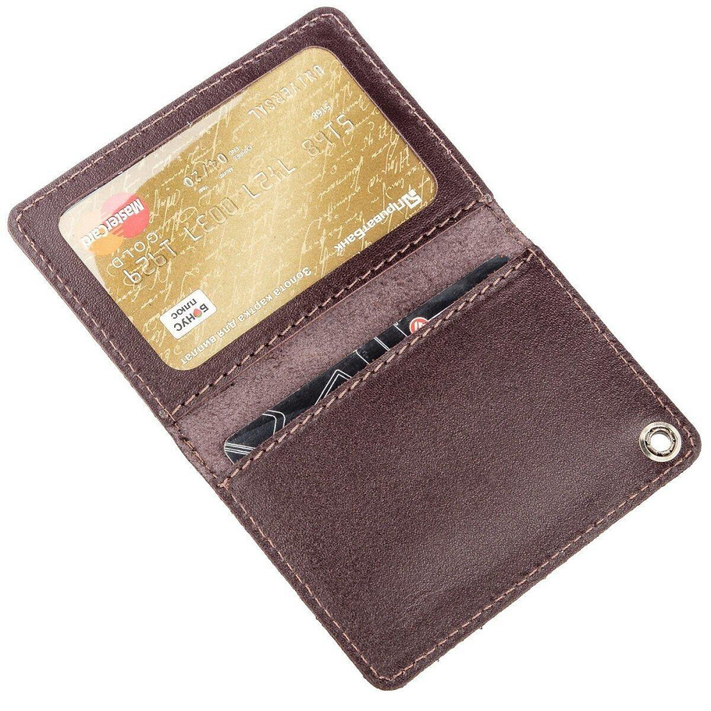 Компактна обкладинка на документи МВС України SHVIGEL 13979 Коричнева Київ - фото 5