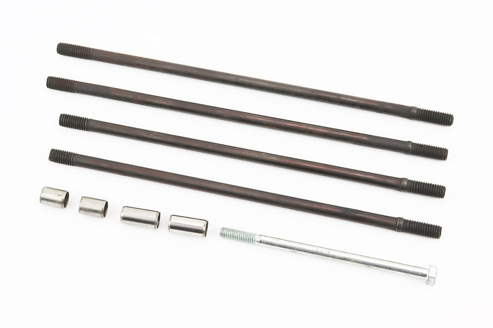 Шпилька циліндра к-кт 4шт (2шт - 215мм, 2шт - 225мм) + втулки + болт CB-125cc Київ - фото 1