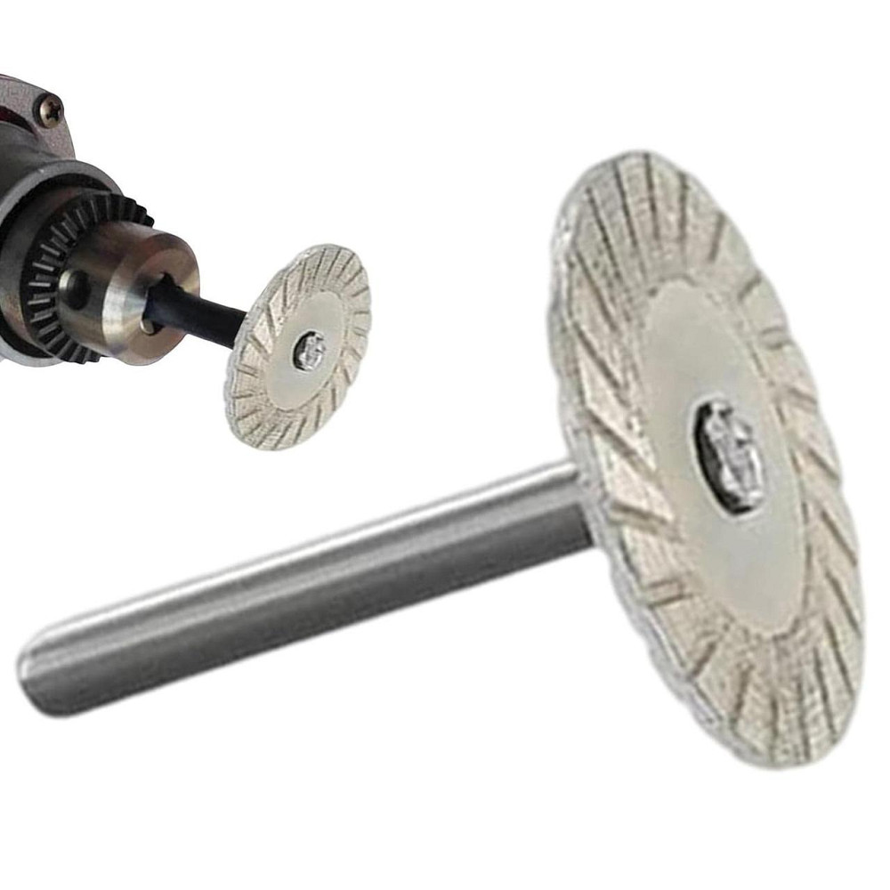 Диск алмазний відрізний 40мм для плитки каменю граніту хвостовик 6мм Київ - фото 10